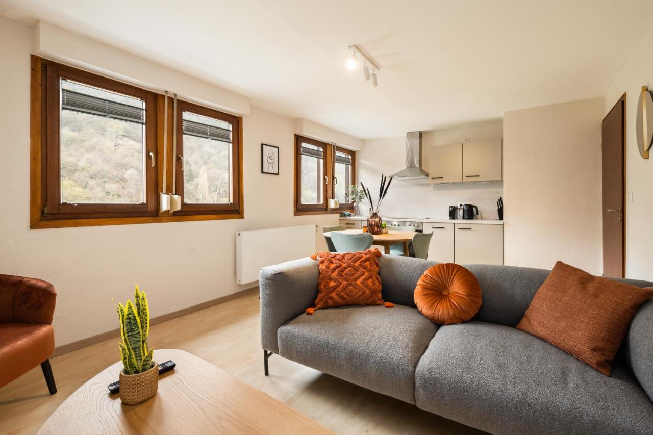 شقة Haus Blaue Traube Mit Moselblick إيديغير إيلير المظهر الخارجي الصورة